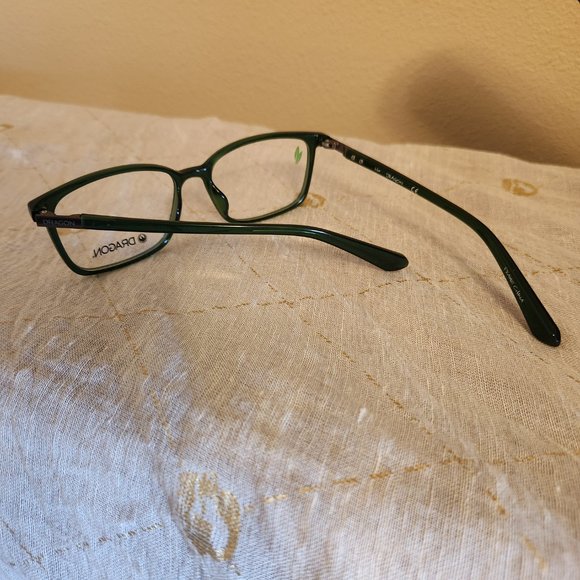 Dragon Eyeglasses Olive Green - Picture 3 of 5